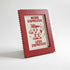 Magnetic Modular Squiggle Plastic Frame - Cherry Red - 5x7 Inch