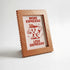 Magnetic Modular Squiggle Plastic Frame - Copper - 5x7 Inch