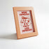Magnetic Modular Squiggle Plastic Frame - Peach - 5x7 Inch