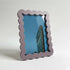Magnetic Modular Wavey Plastic Frame - Ash Purple - 5x7 Inch