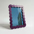 Magnetic Modular Wavey Plastic Frame - Twinkling Purple - 5x7 Inch