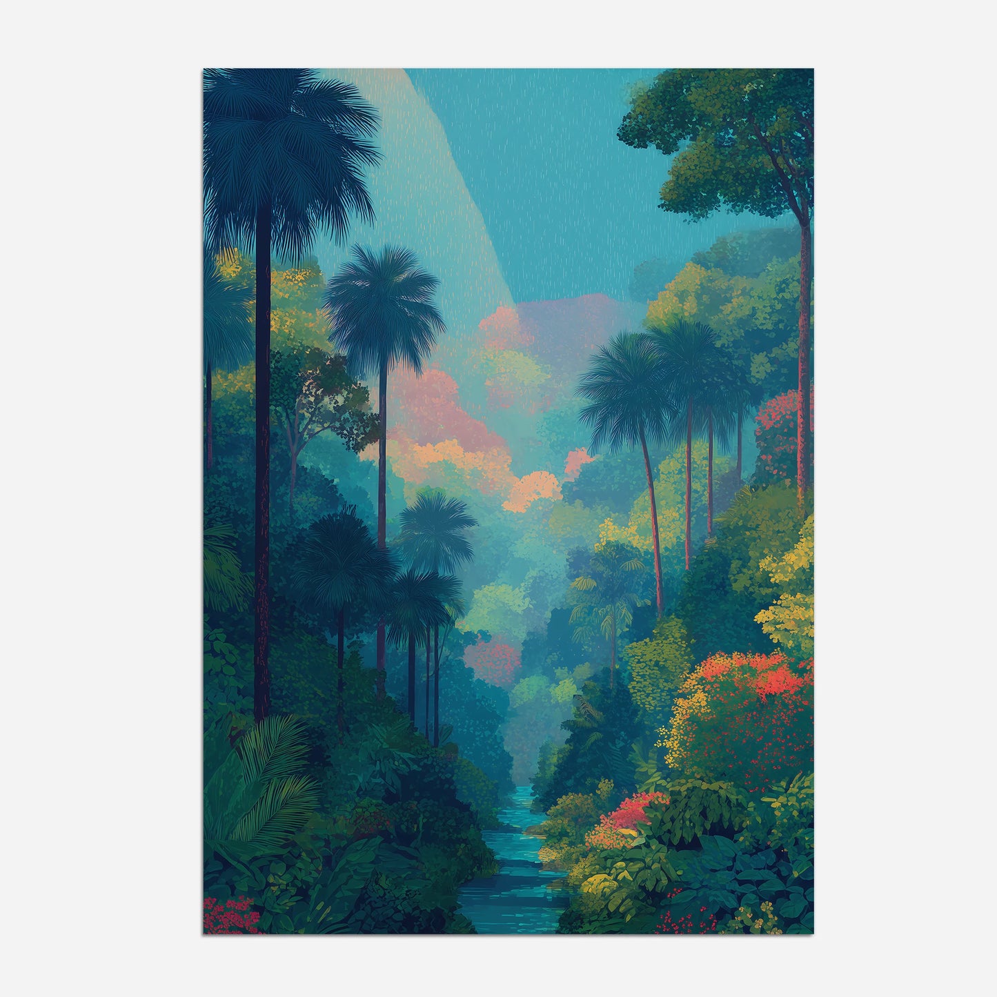 Misty Tropical Escape