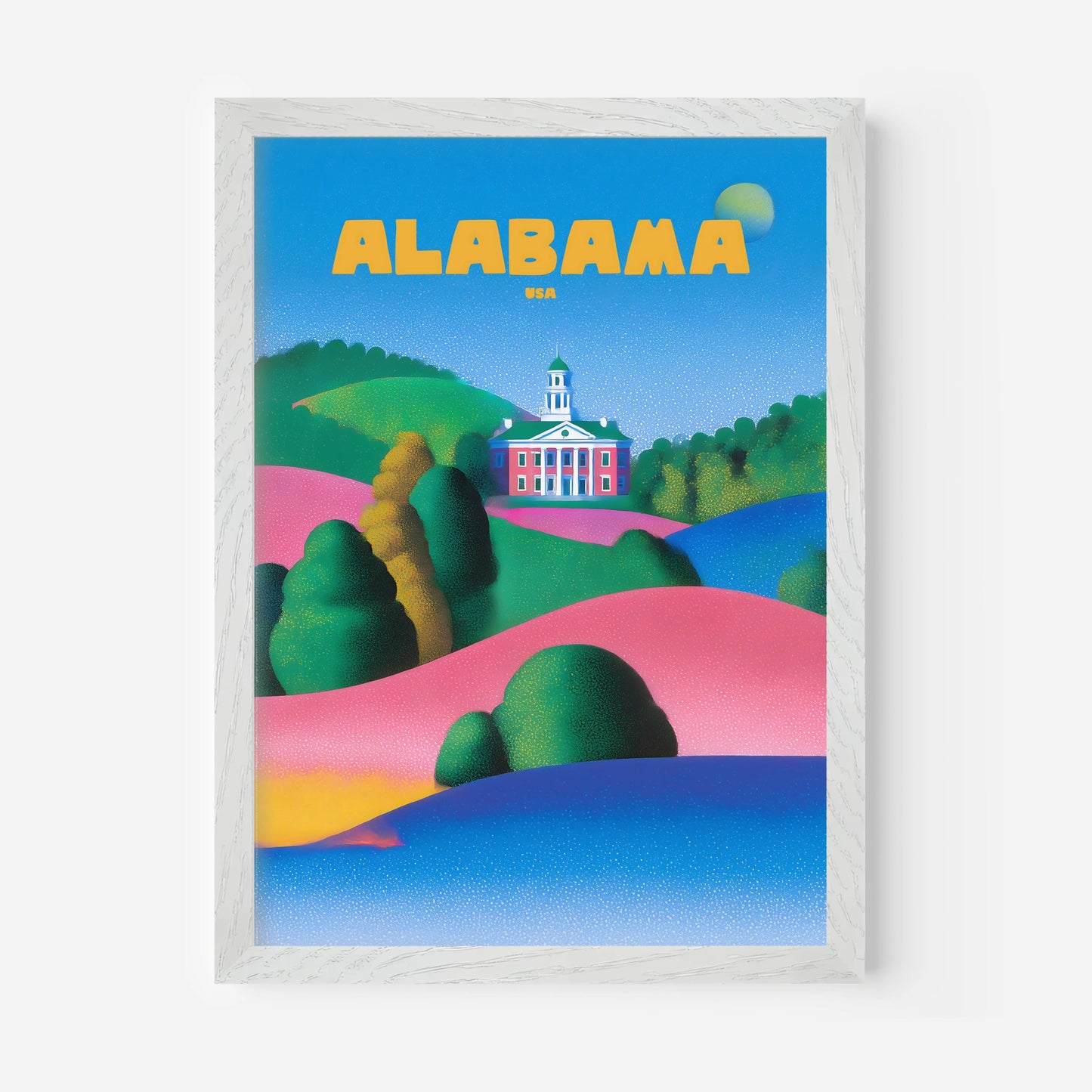 Cotton Candy Hills - Postered