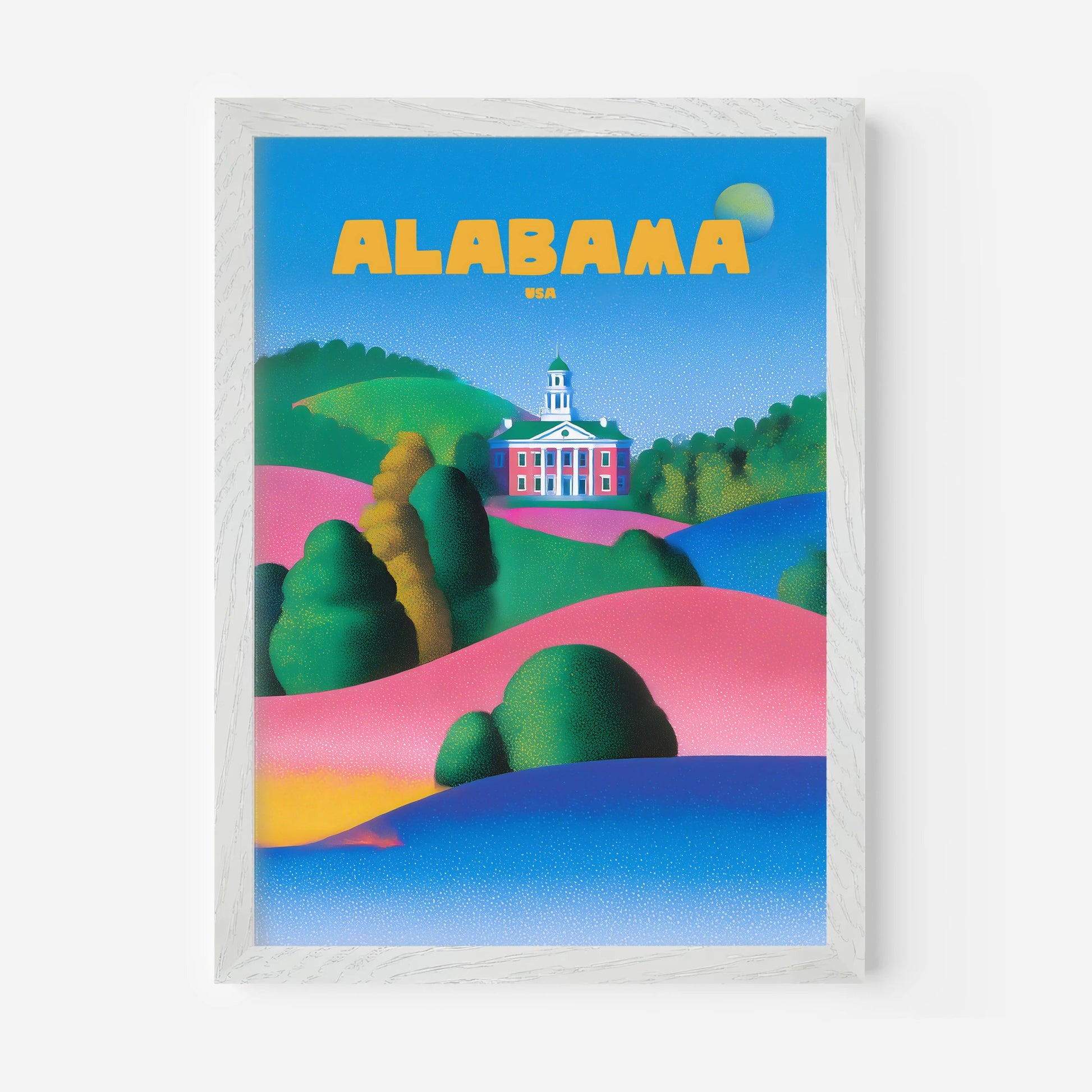 Cotton Candy Hills - Postered