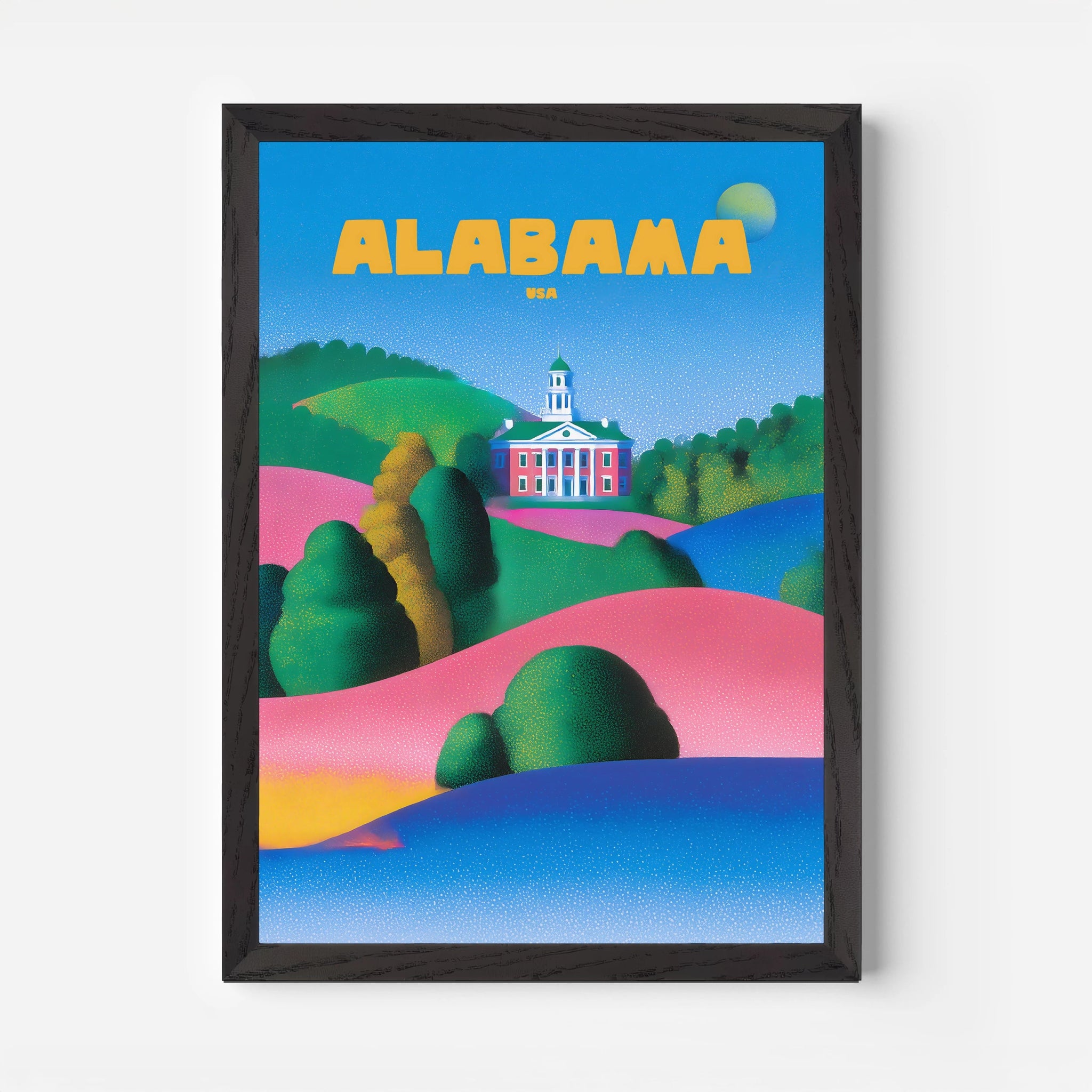 Cotton Candy Hills - Postered