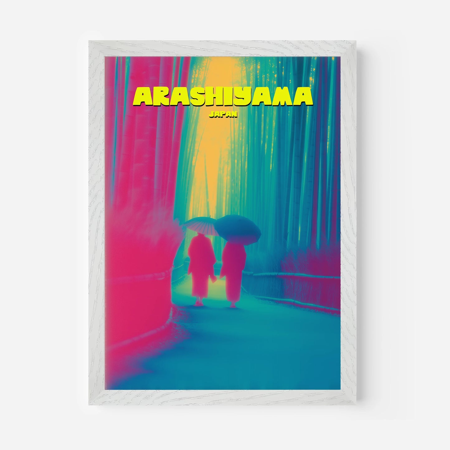 Arashiyama Bamboo Forest Japan Asia Travel Poster