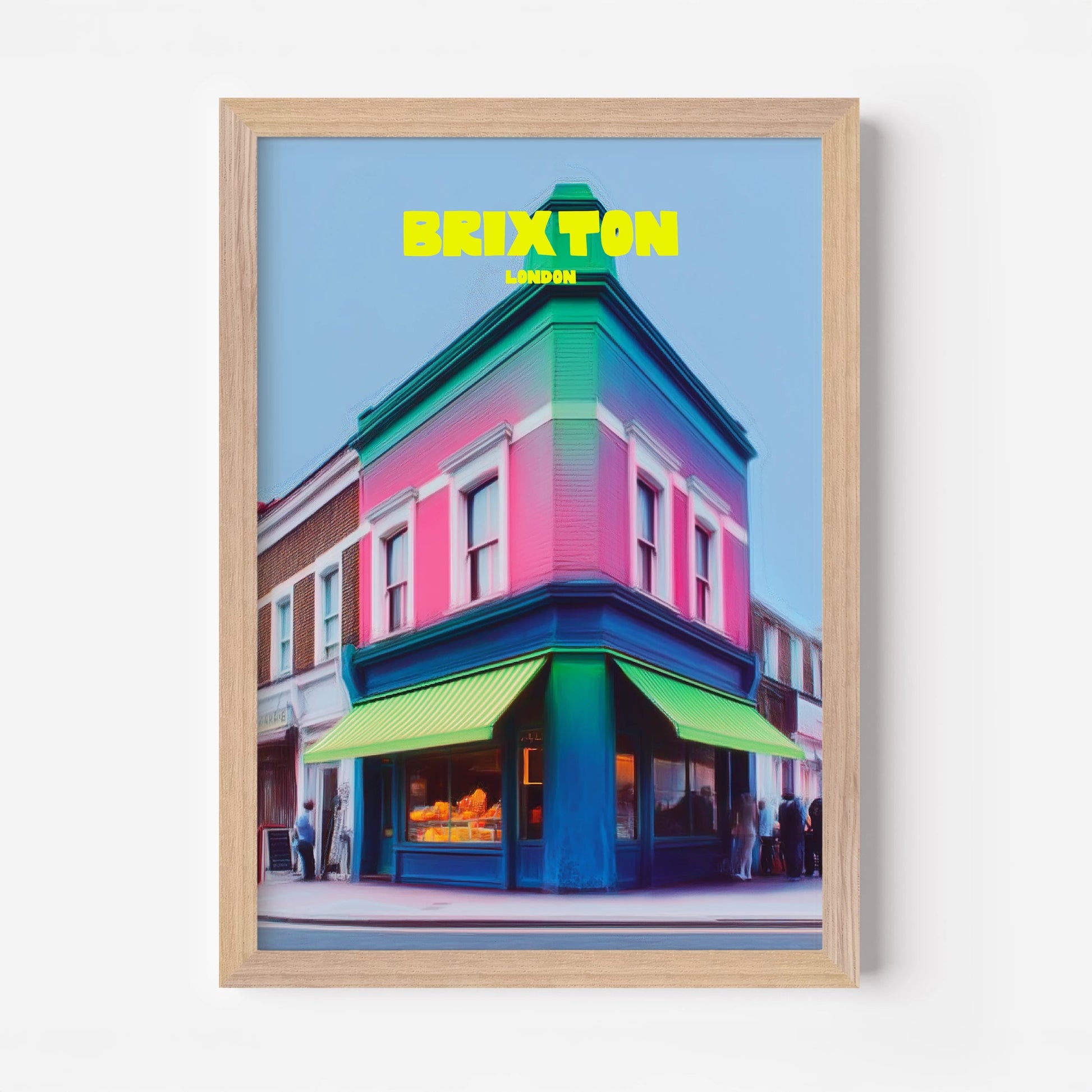 Brixton London England Travel Poster - Postered
