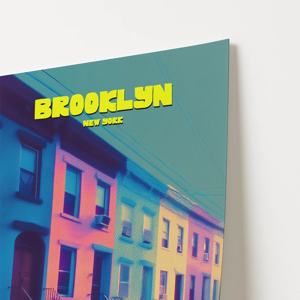 Brooklyn New York Manhattan America Travel Poster