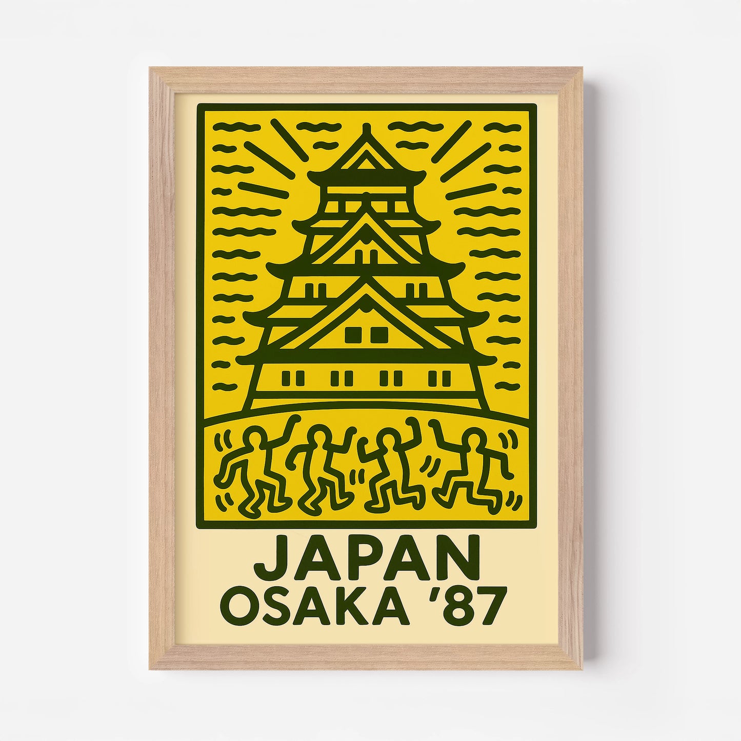 Osaka Japan '97 Travel Poster