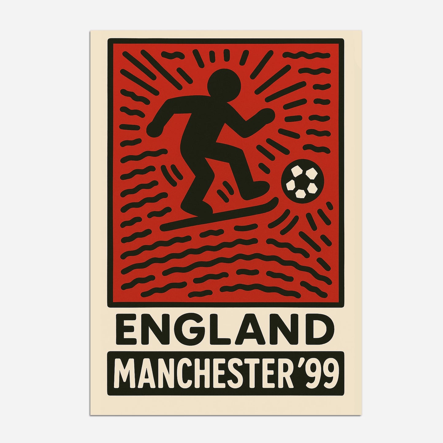 Manchester England '99 Travel Poster