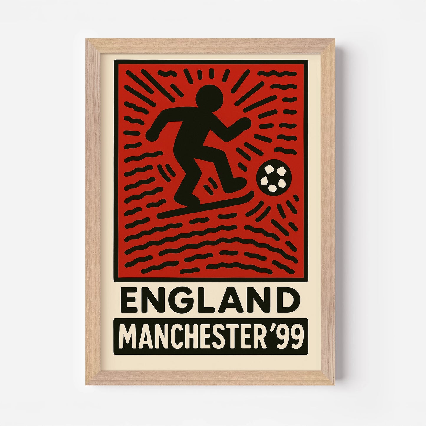 Manchester England '99 Travel Poster