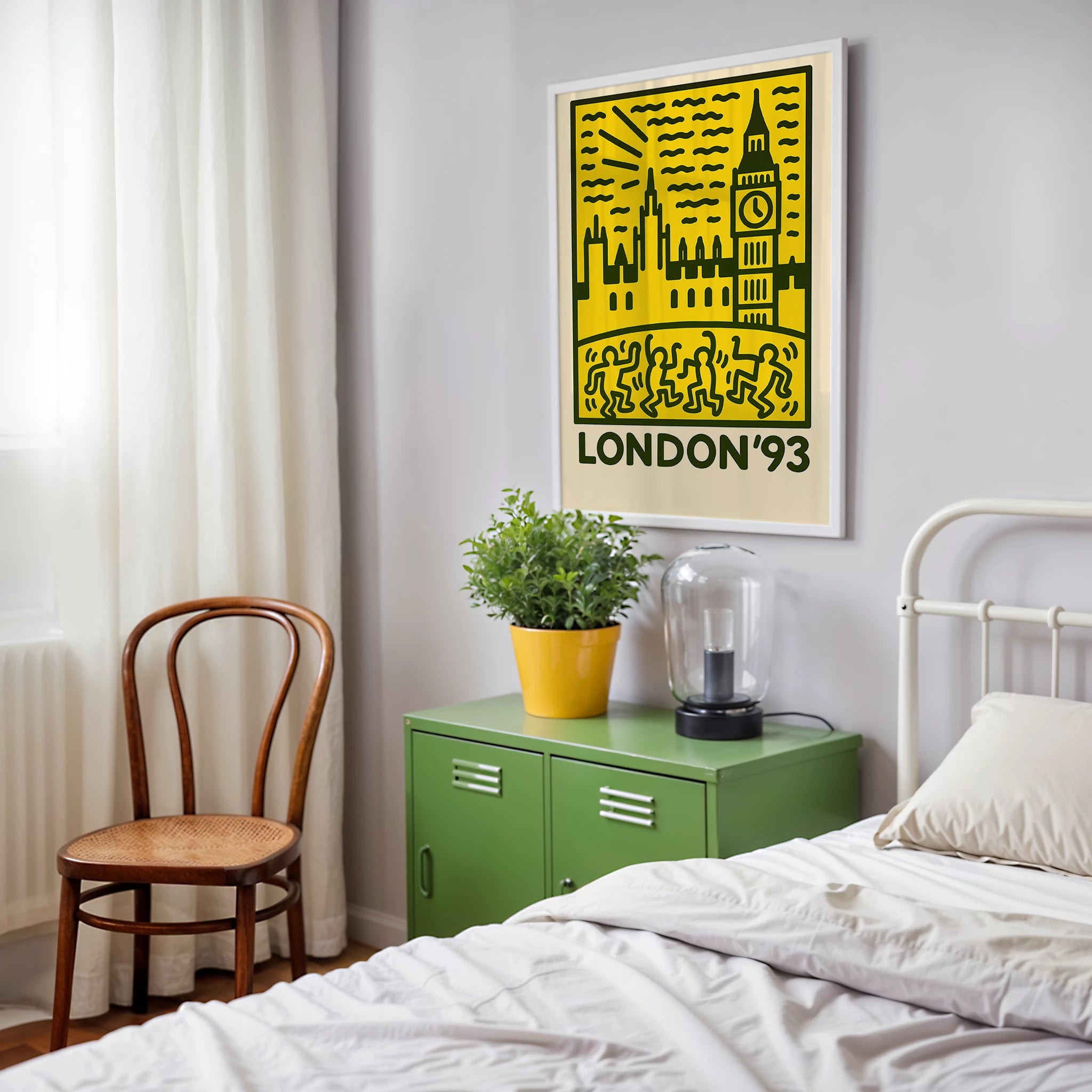 London England '93 Travel Poster