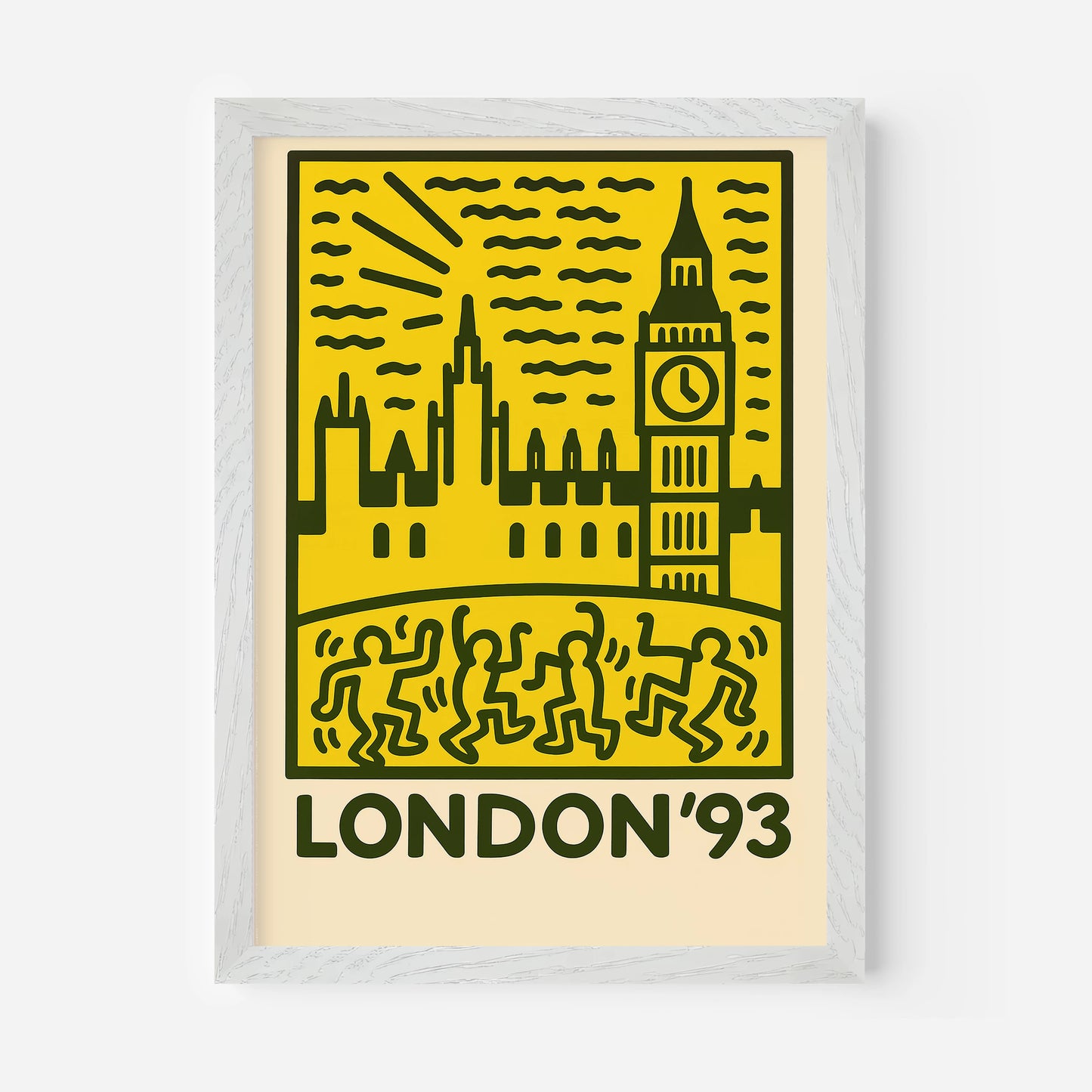 London England '93 Travel Poster