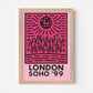 London Soho England '99 Travel Poster