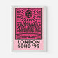London Soho England '99 Travel Poster