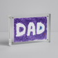Coloured Transparent Acrylic Picture Frame - Clear