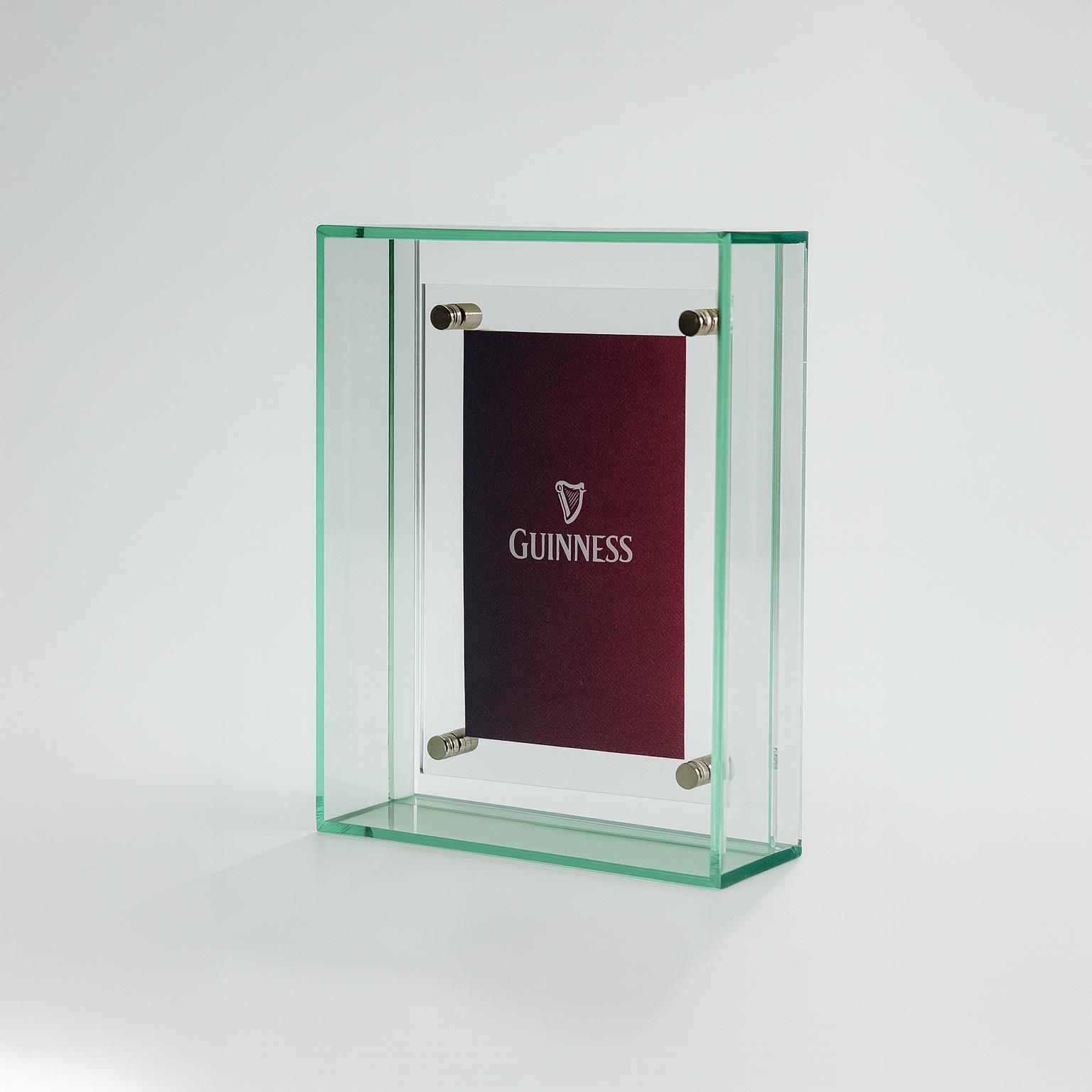 Coloured Transparent Acrylic Picture Frame - Light Green