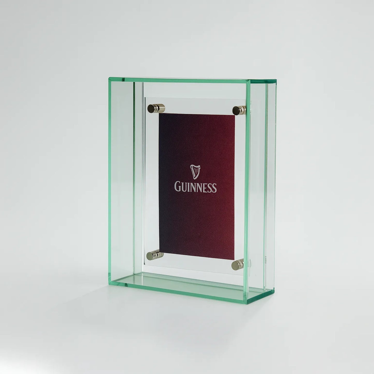 Coloured Transparent Acrylic Picture Frame - Light Green.