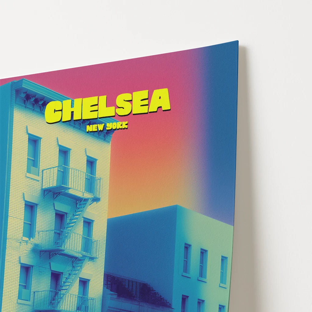 Chelsea New York Manhattan America Travel Poster