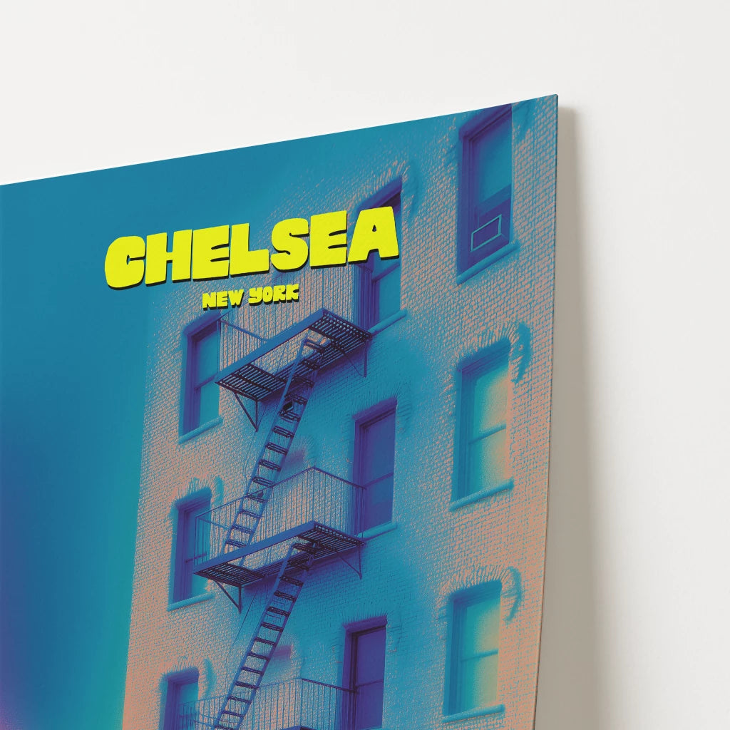 Chelsea New York Manhattan America Travel Poster