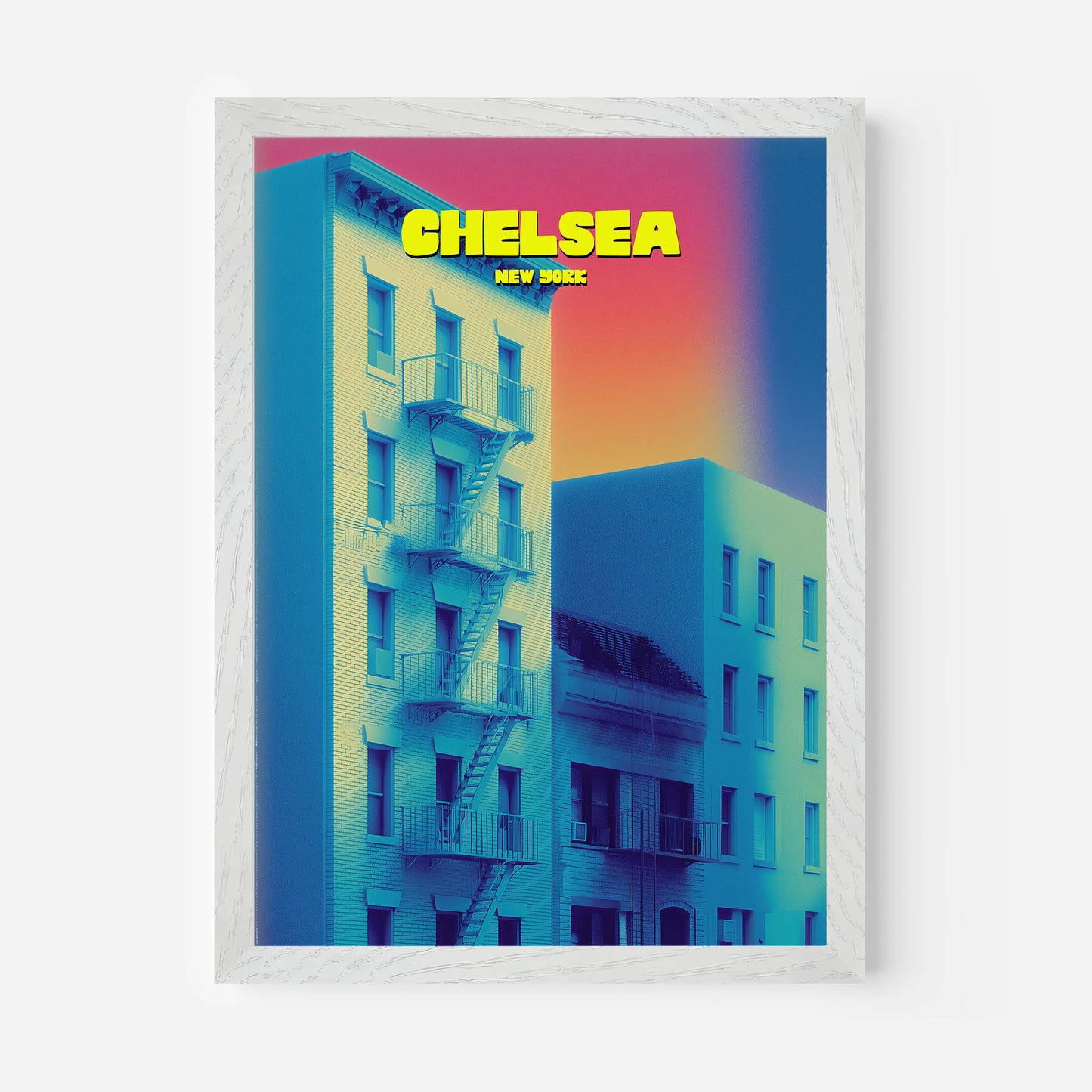 Chelsea New York Manhattan America Travel Poster