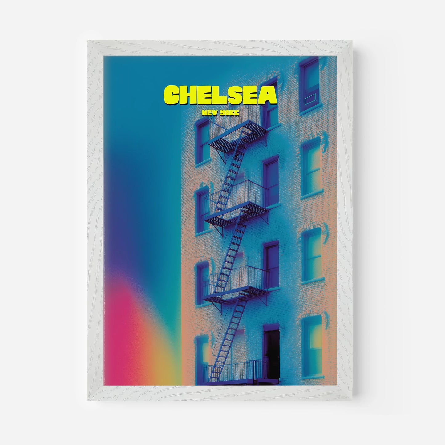 Chelsea New York Manhattan America Travel Poster