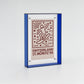 Coloured Transparent Acrylic Picture Frame - Blue