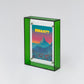 Coloured Transparent Acrylic Picture Frame - Green