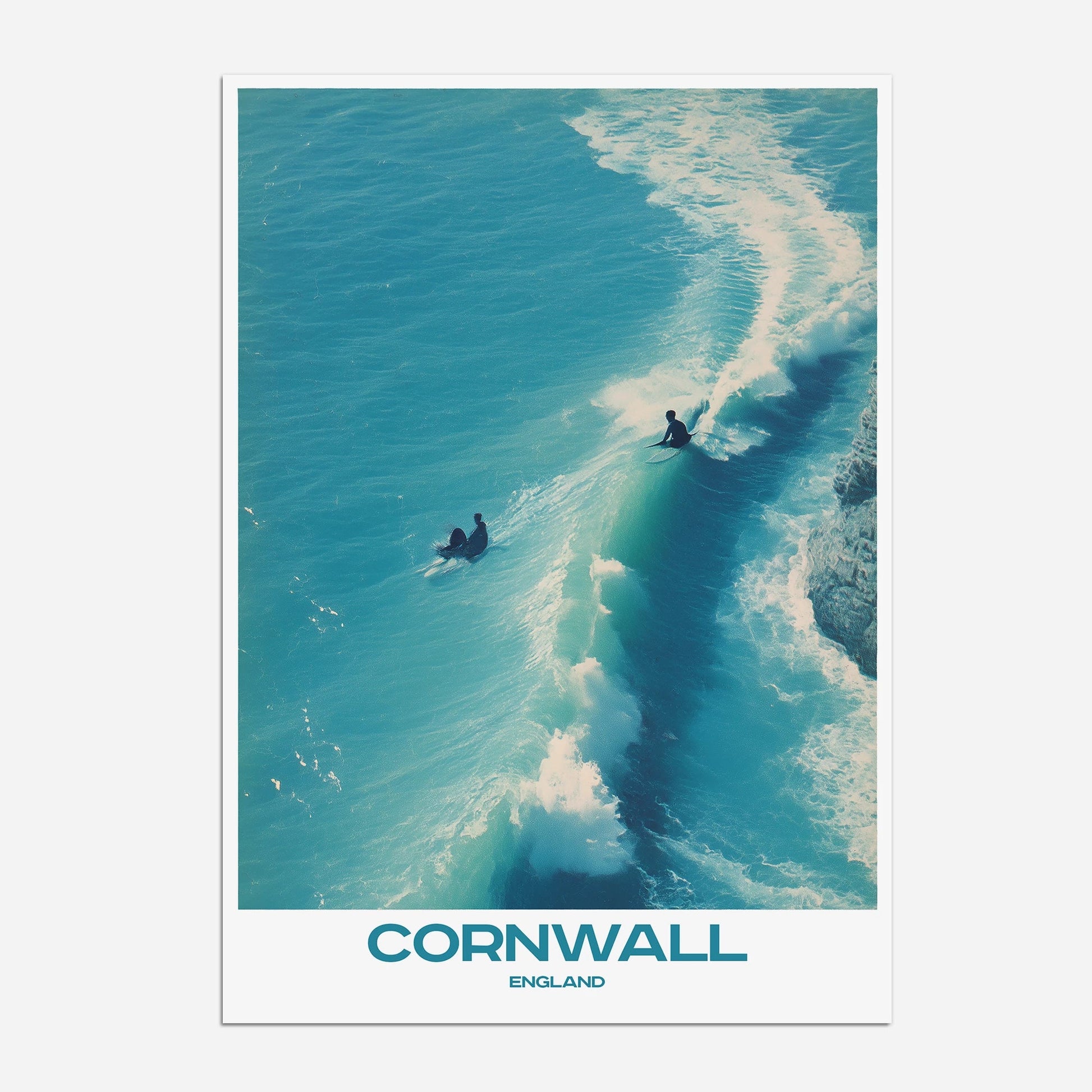 Cornwall England Europe Travel Poster - Postered