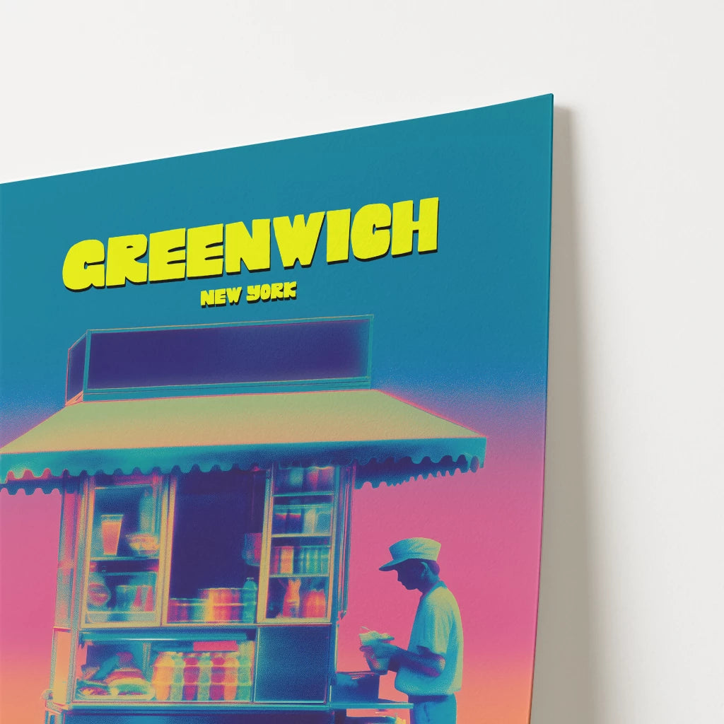 Greenwich New York Manhattan America Travel Poster