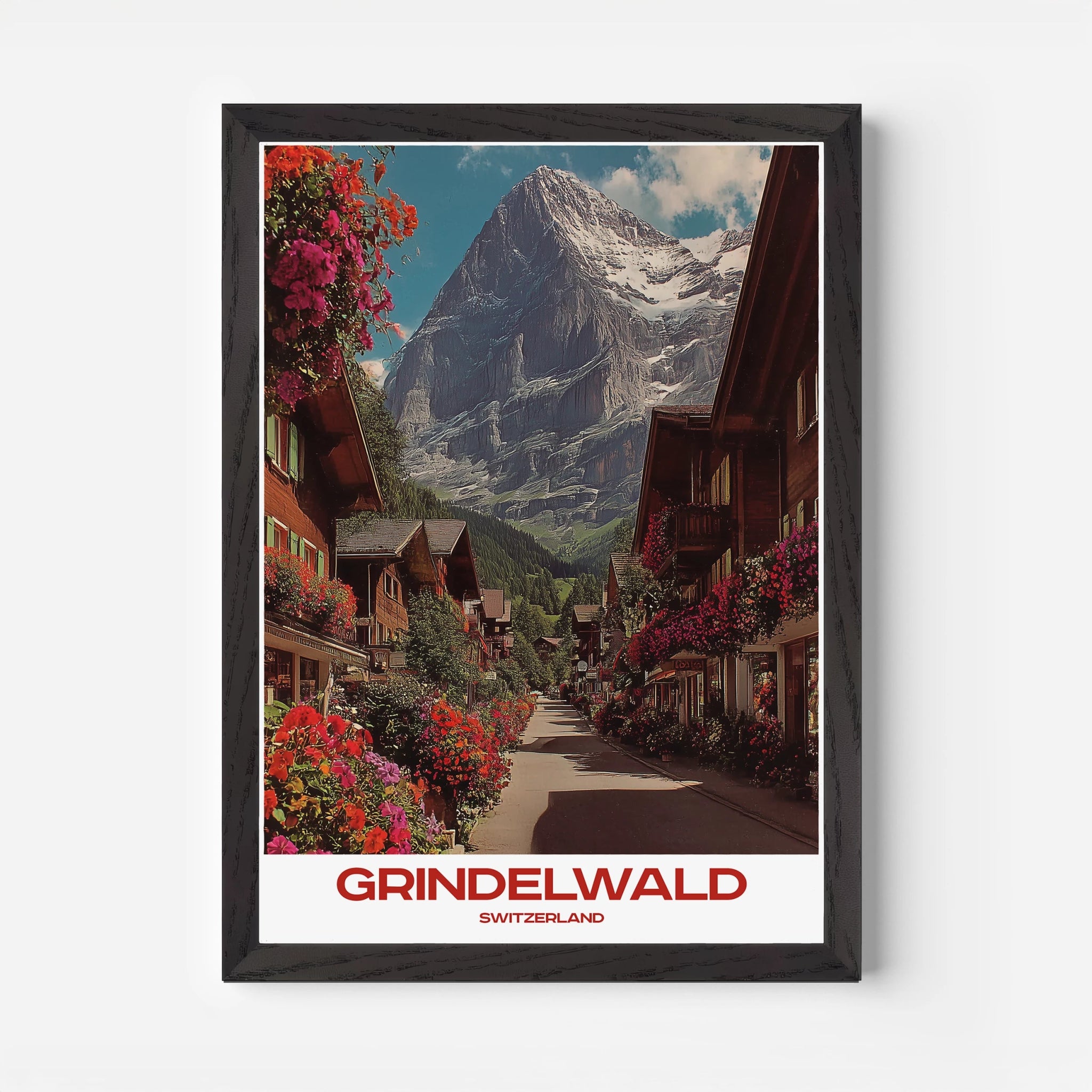 Grindelwald Switzerland Europe Travel Poster - Postered