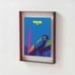 Coloured Transparent Acrylic Picture Frame - Brown