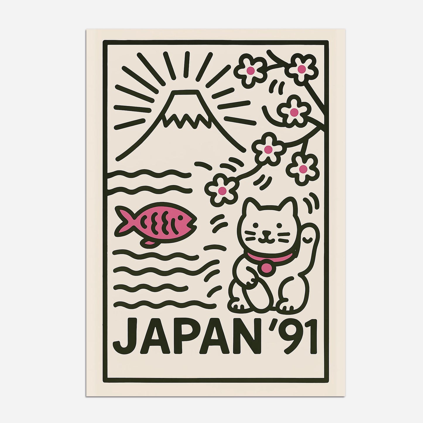Japan '91 - Postered