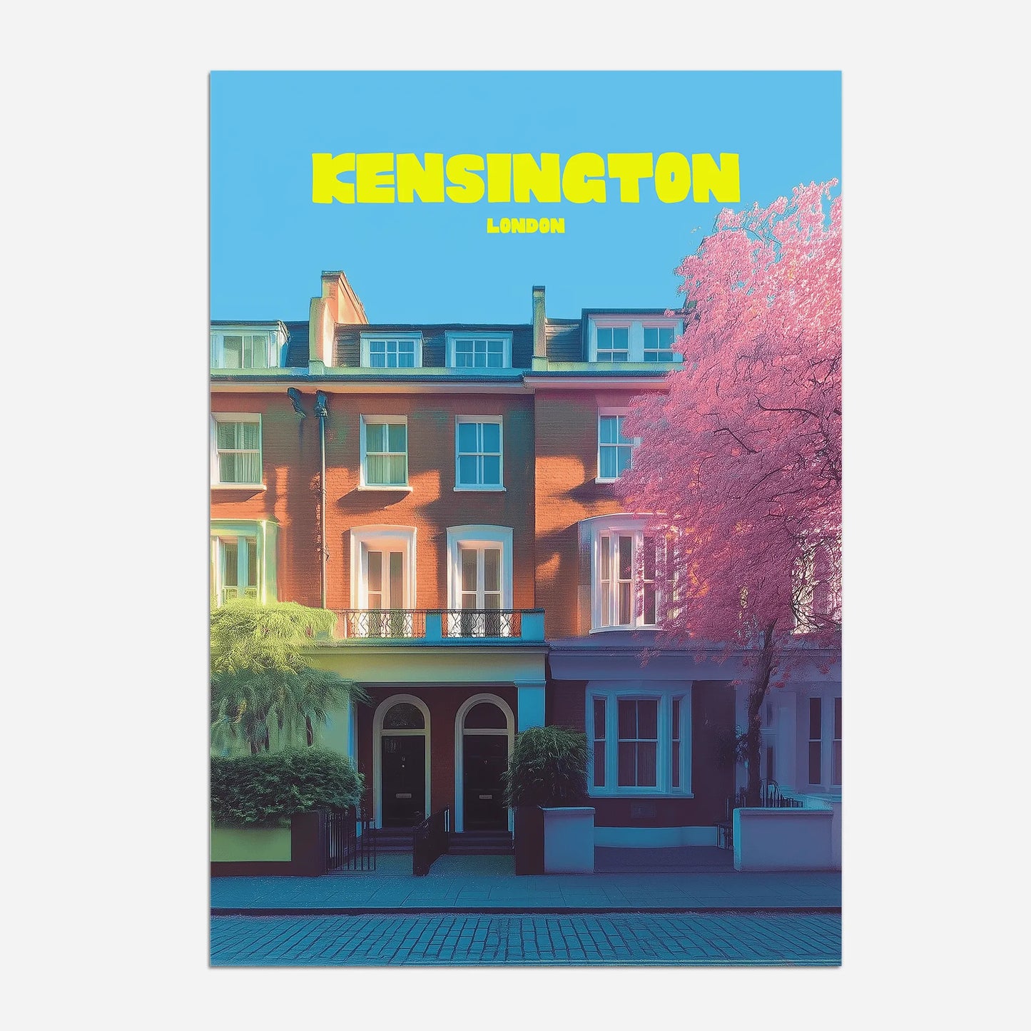 Kensington London England Travel Poster - Postered