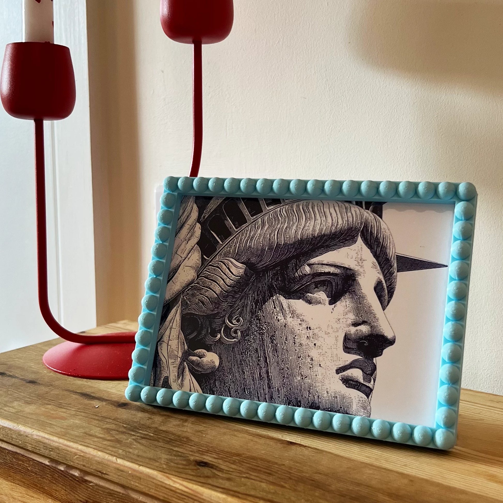 Magnetic Modular Bobbin Plastic Frame - Blood Orange - 5x7 Inch