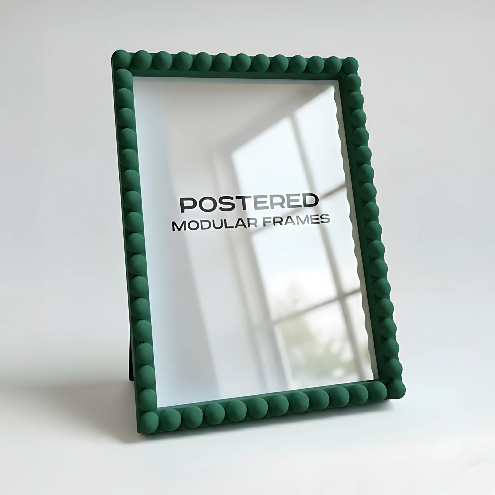 Magnetic Modular Bobbin Plastic Frame - Matt Forest Green - 5x7 Inch
