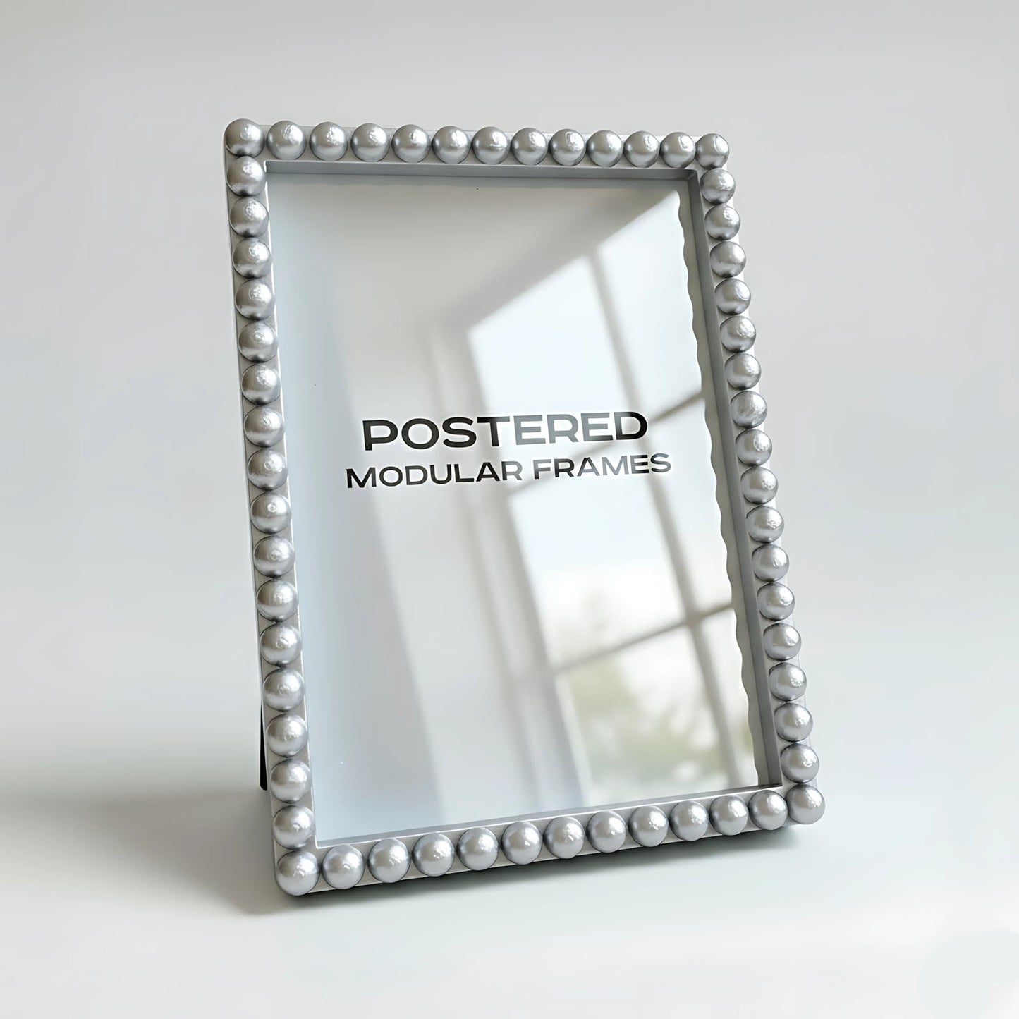 Magnetic Modular Bobbin Plastic Frame - Silver Metal - 5x7 Inch