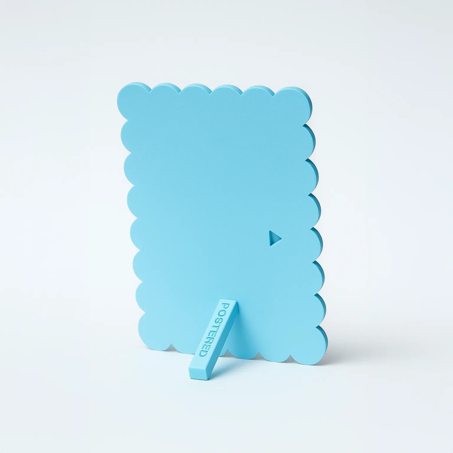 Magnetic Modular Scallop Plastic Frame - Brown - 5x7 Inch