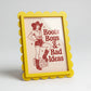 Magnetic Modular Scallop Plastic Frame - Lemon Yellow - 5x7 Inch