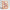 Magnetic Modular Scallop Plastic Frame - Peach - 5x7 Inch