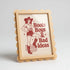 Magnetic Modular Scallop Plastic Frame - Sand - 5x7 Inch