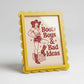 Magnetic Modular Scallop Plastic Frame - Yellow - 5x7 inch