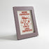 Magnetic Modular Squiggle Plastic Frame - Ash Purple - 5x7 Inch