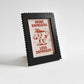 Magnetic Modular Squiggle Plastic Frame - Black - 5x7 Inch