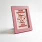 Magnetic Modular Squiggle Plastic Frame - Matt Pottery Red - 5x7 Inch