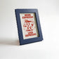 Magnetic Modular Squiggle Plastic Frame - Navy - 5x7 Inch