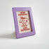Magnetic Modular Squiggle Plastic Frame - Purple - 5x7 Inch