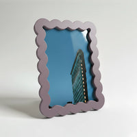 Magnetic Modular Wavey Plastic Frame - Ash Purple - 5x7 Inch