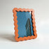 Magnetic Modular Wavey Plastic Frame - Blood Orange - 5x7 Inch