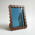 Magnetic Modular Wavey Plastic Frame - Chocolate - 5x7 Inch